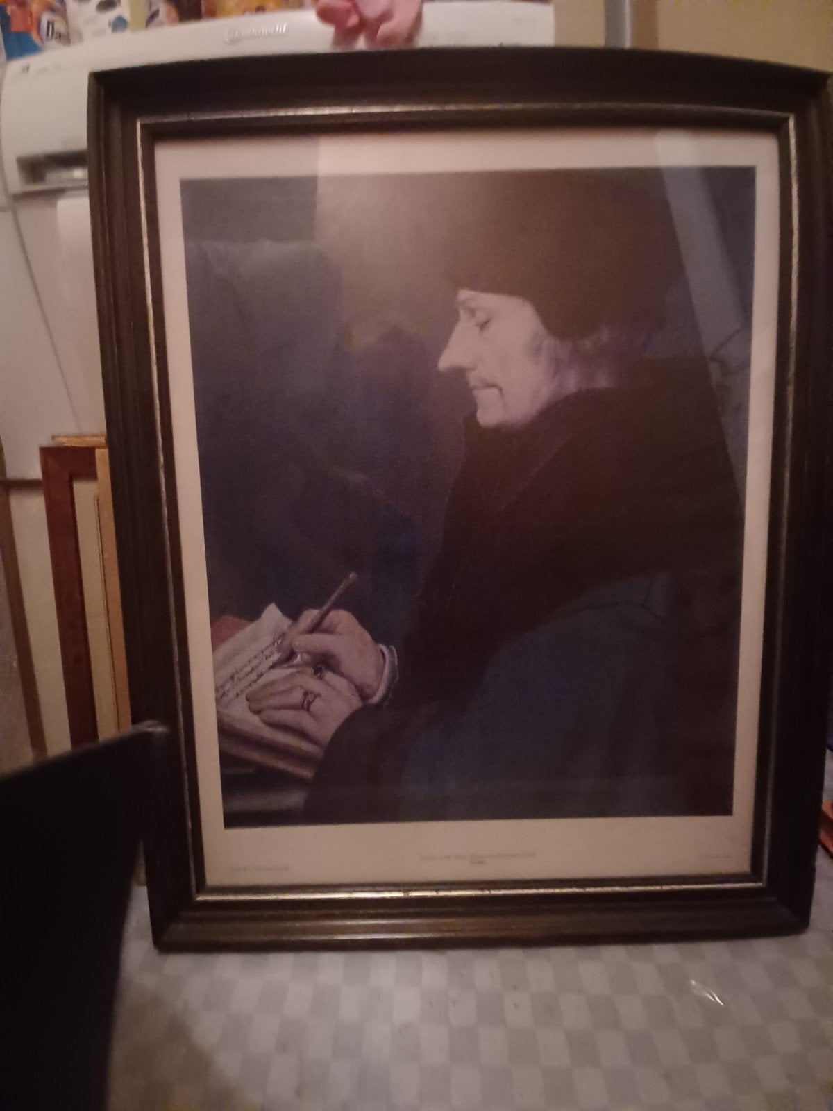 Musée de la reproduction des beaux-arts de Bâle Erasmus Holb, Antiquités & Art, Avec verre, Enlèvement ou Envoi, Portraits et figures