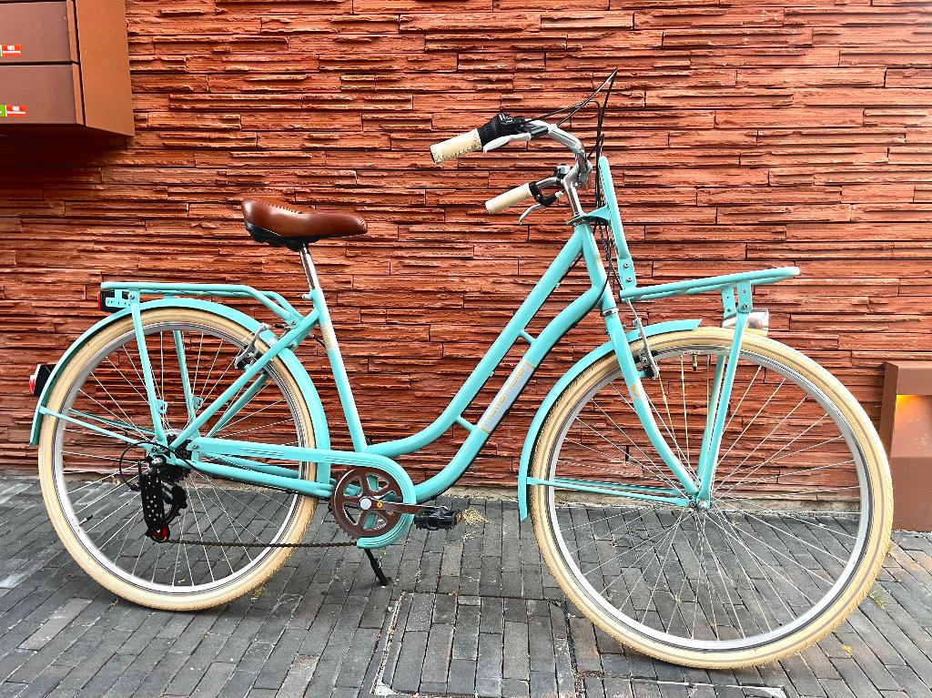 Nieuwstaat Hollandia Colorful Damesfiets - Maat 48, Ophalen, 47 tot 50 cm, Hollandia, Versnellingen