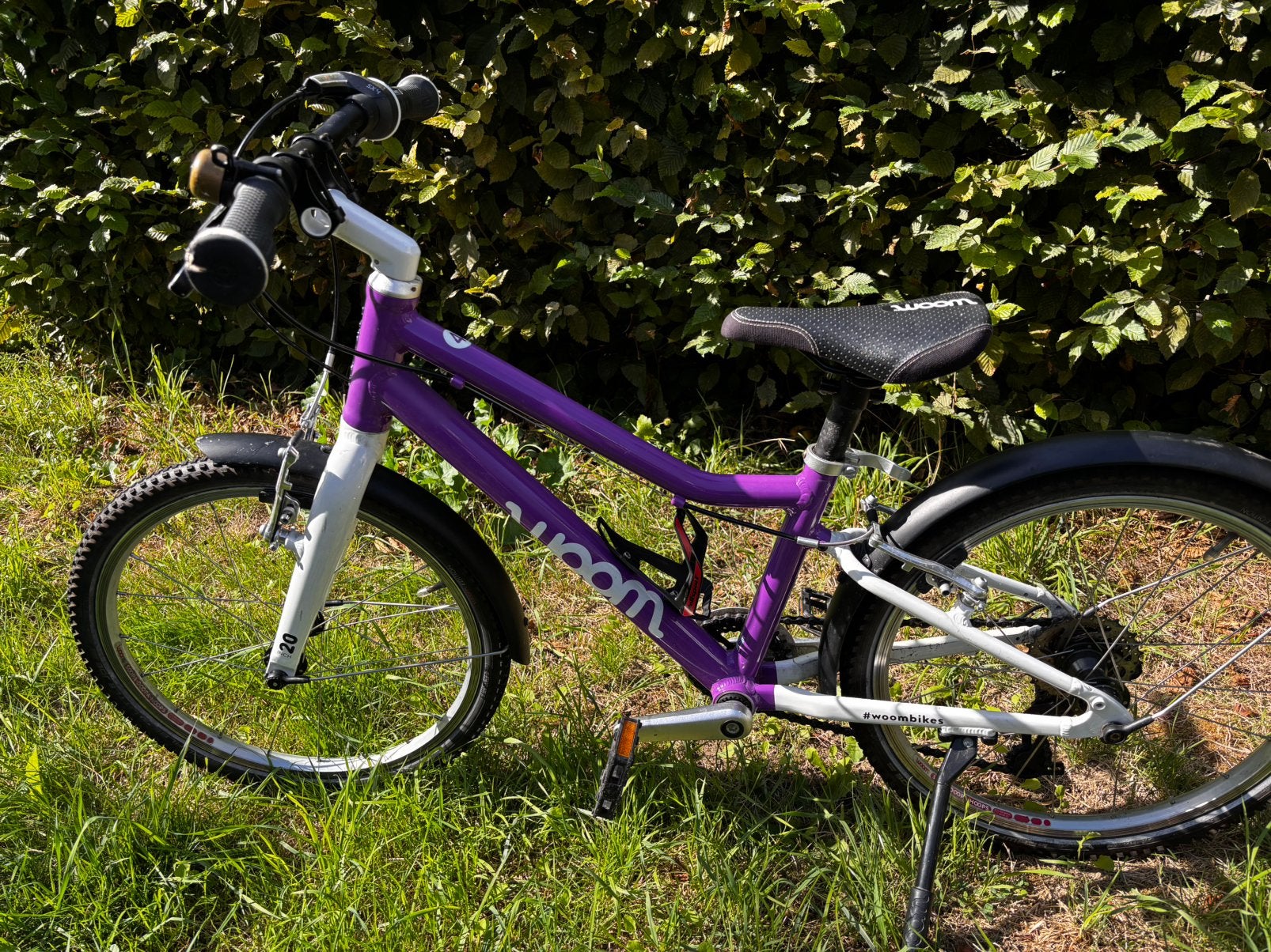 Velo Woom 4 mauve 20 pouces, Enlèvement, Utilisé, 20 pouces, Frein à main