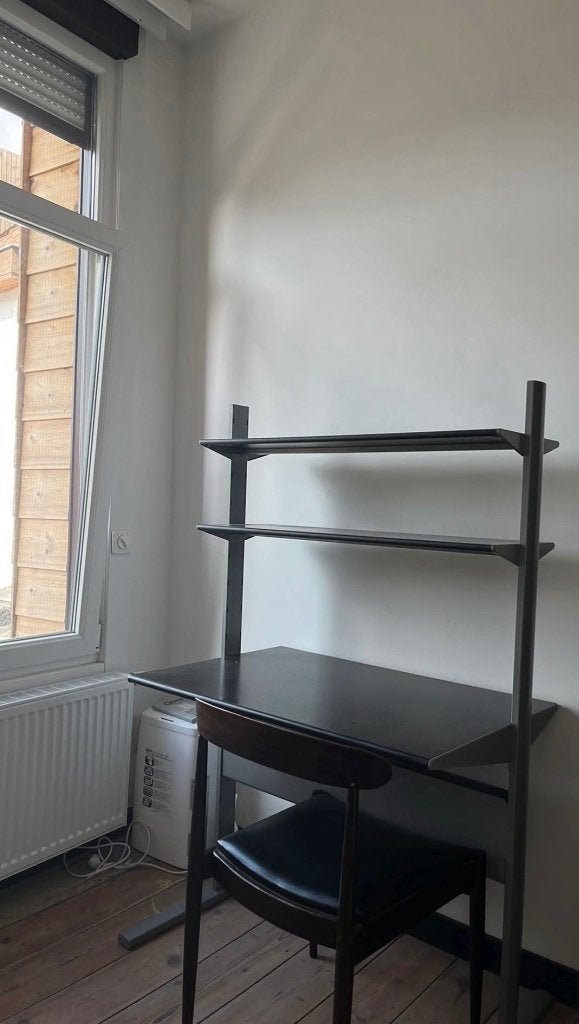 table de bureau avec étagères, Maison & Meubles, Autres marques, Métal, Comme neuf, Enlèvement
