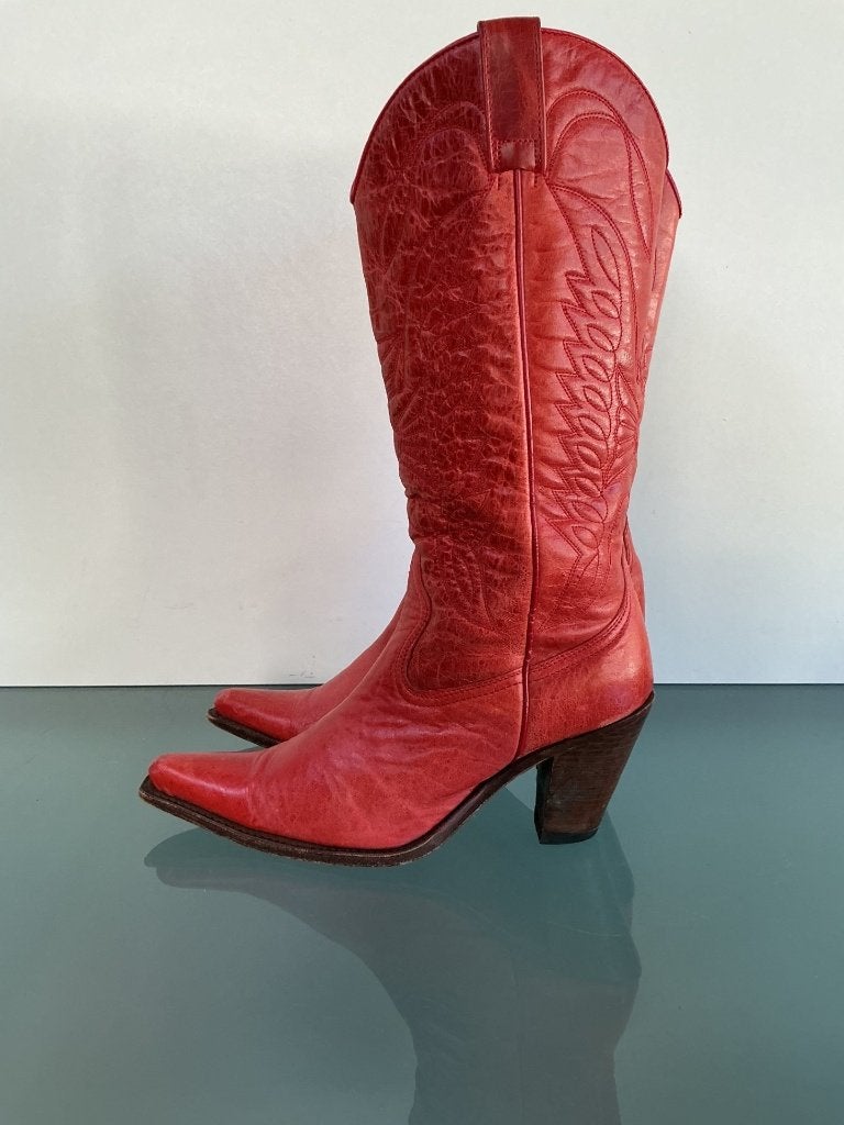 Bottes rouges en cuir Sendra 37 | Livraison gratuite, Vêtements | Femmes, Rouge, Sendra, Comme neuf, Bottes hautes