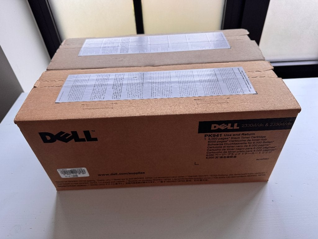 2 x Dell 593-10337 (PK492) toner zwart, Ophalen of Verzenden, Nieuw, Toner, Dell