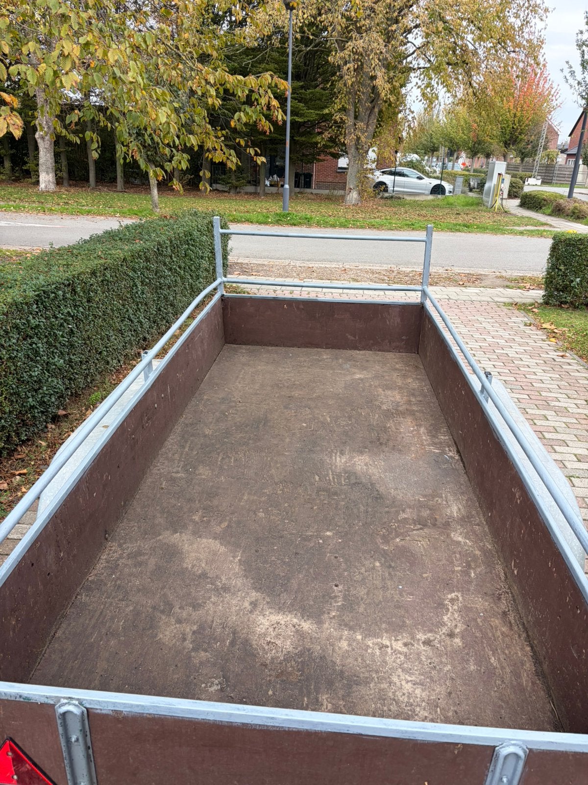 Aanhangwagen dubbel ass, Auto diversen, Ophalen, Gebruikt