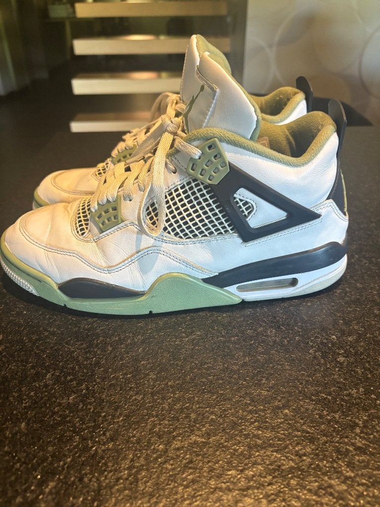 Sportschoenen Air Jordan 4 retro seafoam, Kleding | Heren, Schoenen, Ophalen, Nike, Gedragen, Wit