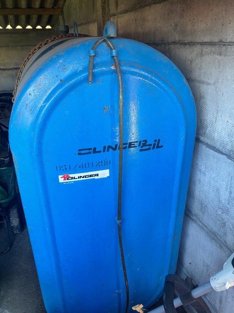 Mazouttank 1000l Blauw olinger oil, Enlèvement, Utilisé