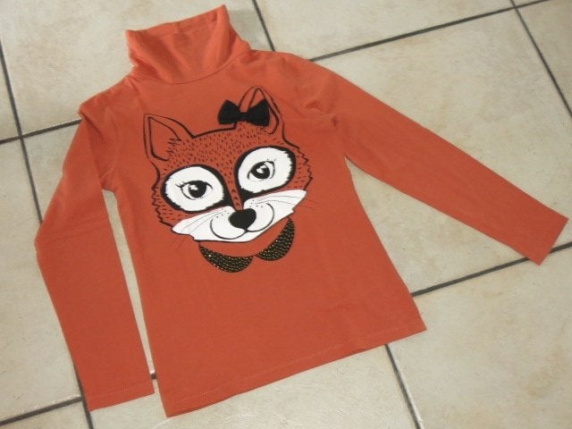 Een longsleeve vosje, maat 146-152, NIEUW, Kinderen en Baby's, Ophalen, Nieuw, Meisje, Shirt of Longsleeve