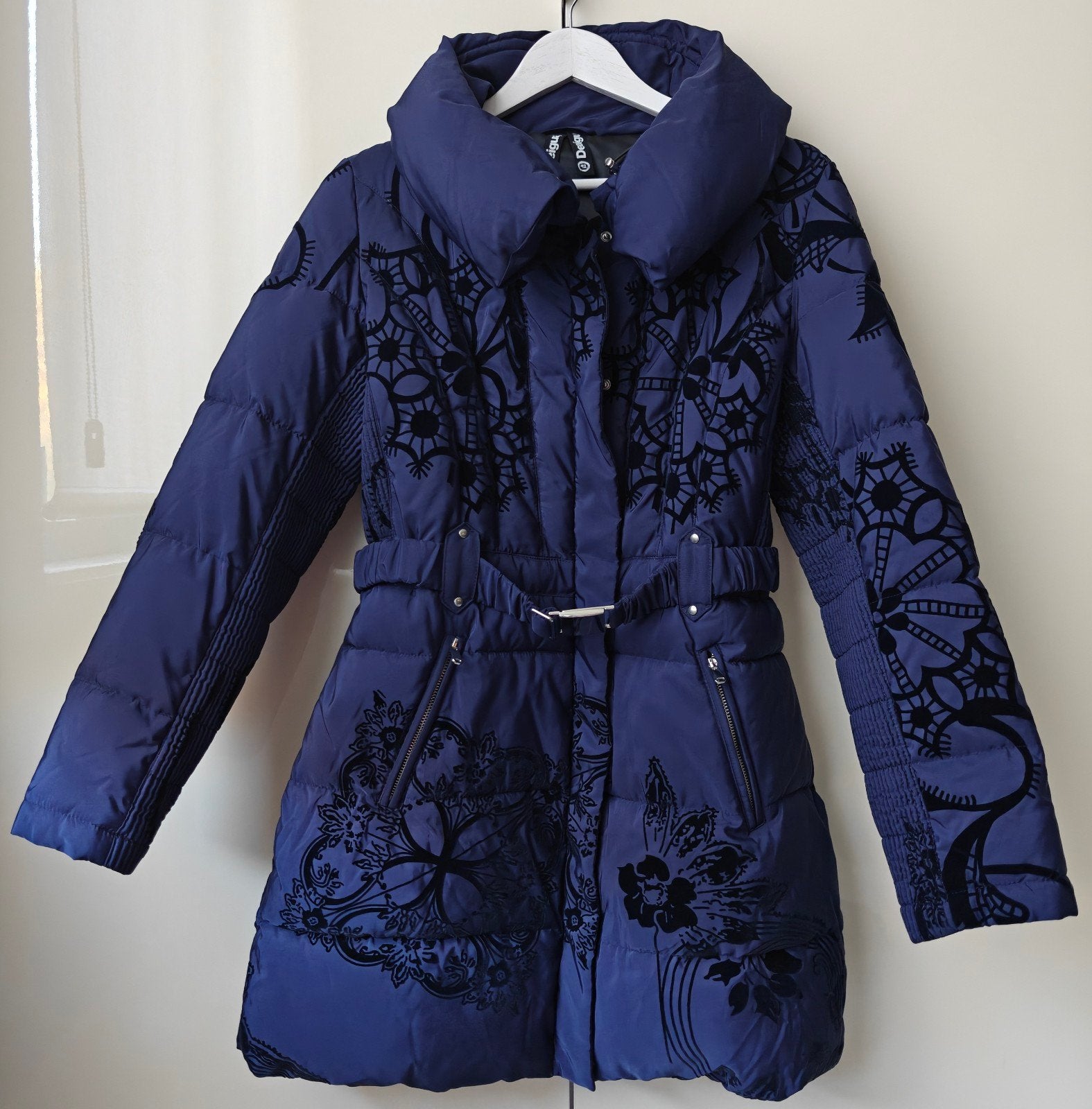 winter jas ️, Kleding | Dames, Blauw, Maat 42/44 (L), Ophalen of Verzenden, Zo goed als nieuw