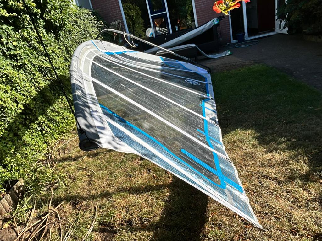 7.8 North Sails Daytona Freerace zeil met 3 cambers,, Watersport en Boten, Ophalen, Met draagtas, 6.5 m² tot 8 m², Zo goed als nieuw