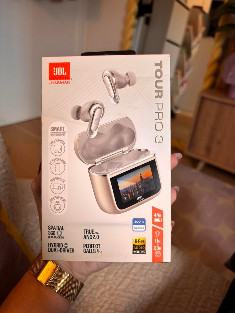 JBL Tour Pro 3 - Bluetooth oortjes - NIEUW, Nieuw, Op oor (supra aural), Draadloos, Ophalen