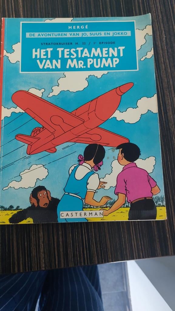 Herge het testament van mr pump,mooie staat en volledig, Boeken, Ophalen of Verzenden