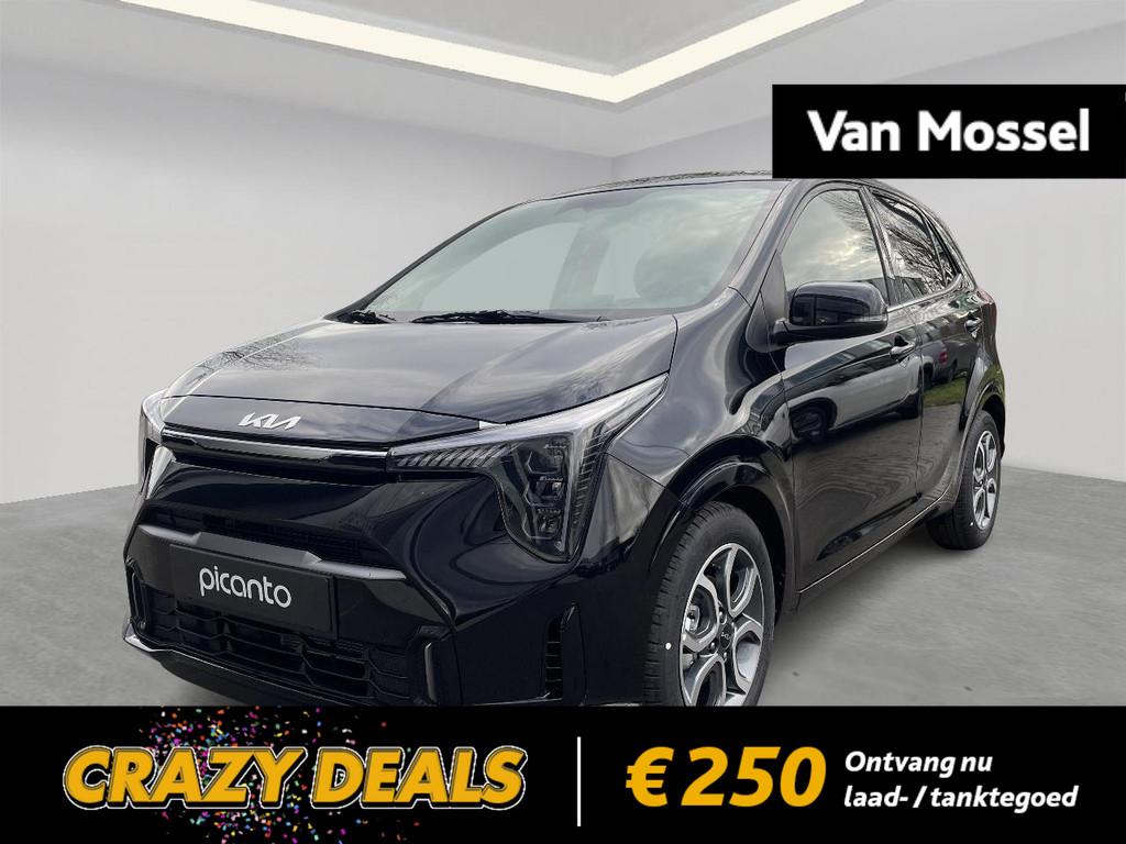 KIA Picanto MY26 Pace 1.0 GDI ISG  68 AMT + LP NEW DEMO !, Auto's, 1025 kg, Stof, 50 kW, Zwart
