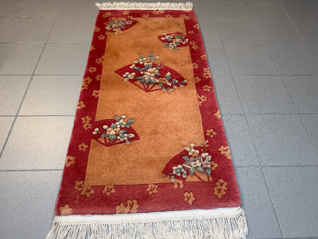 Handgemaakt tapijt, 150 cm bij 70 cm, Huis en Inrichting, Stoffering | Tapijten en Vloerkleden, Ophalen, Zo goed als nieuw
