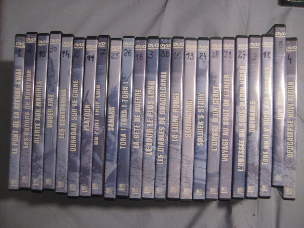 Lot 18: DVD-oorlogsfilms, Cd's en Dvd's, Frans, Ophalen of Verzenden, Zo goed als nieuw, Vanaf 12 jaar