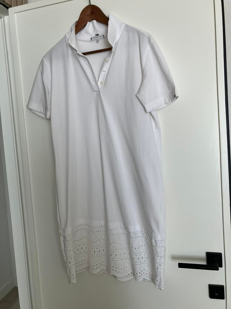 Mooi wit kleedje van tommy hilfiger, Kleding | Dames, Ophalen of Verzenden, Zo goed als nieuw, Maat 36 (S), Wit