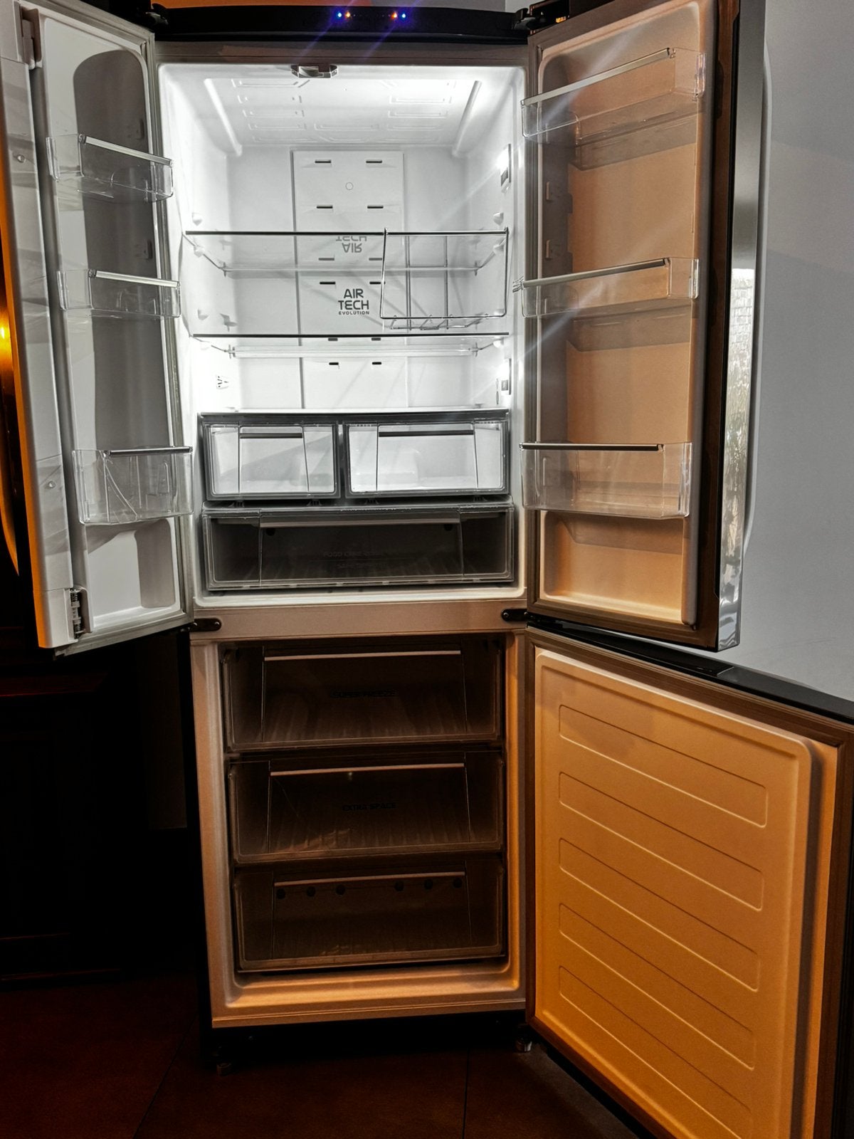 Réfrigérateur-congélateur Hotpoint Ariston — No Frost/A++, 160 cm ou plus, Comme neuf, Enlèvement, 60 cm ou plus