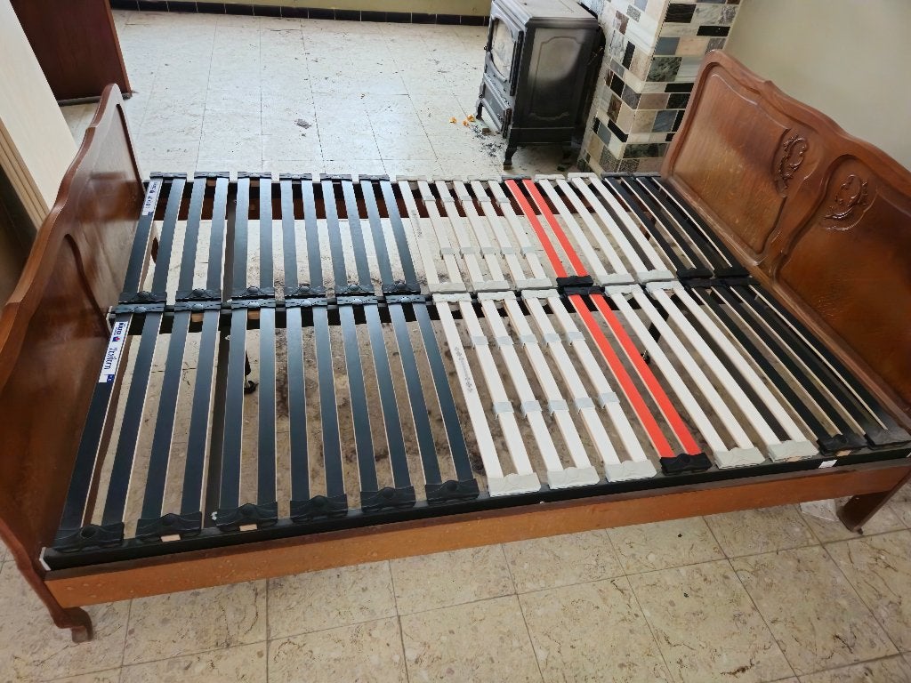 Lattenbodem 2x 70x200cm Bultex Maxiform, Huis en Inrichting, Slaapkamer | Matrassen en Bedbodems, Ophalen, 140 cm, Zo goed als nieuw