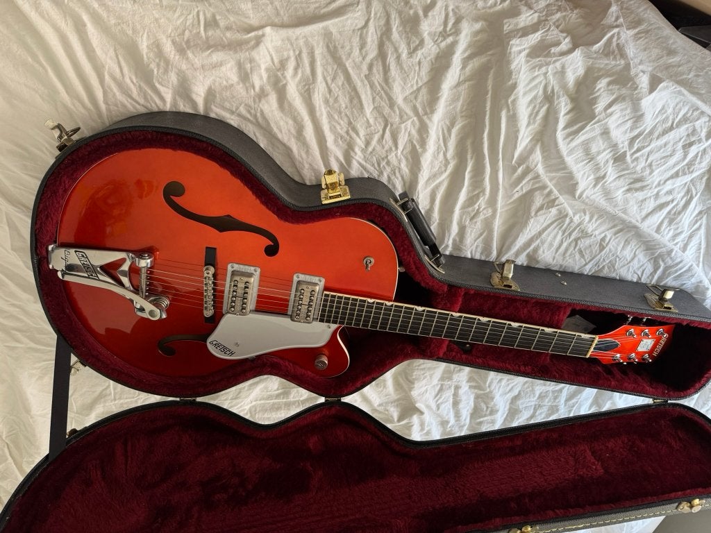 Gretsch Brian Setzer Hot Rod Candy Tangerine Orange 2003, Ophalen, Gebruikt, Gitaar