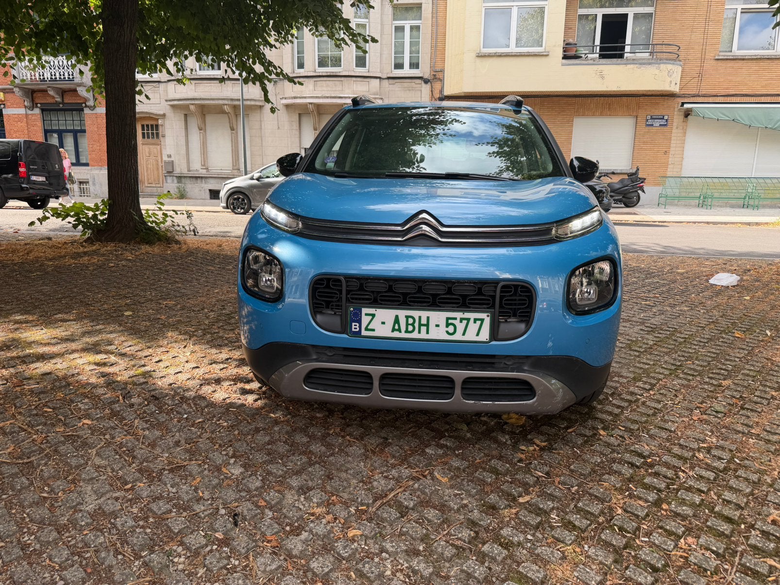 Aircros 1.2  essence automatique, Auto's, Citroën, Blauw, Leder en Stof, Bedrijf, 5 zetels