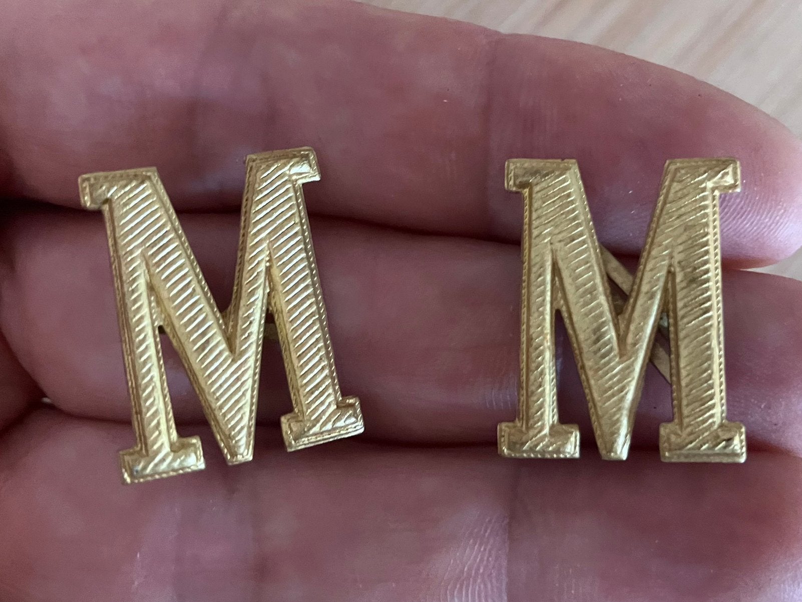 Set d'insignes ABBL M (mitrailleuse), Collections, Enlèvement ou Envoi