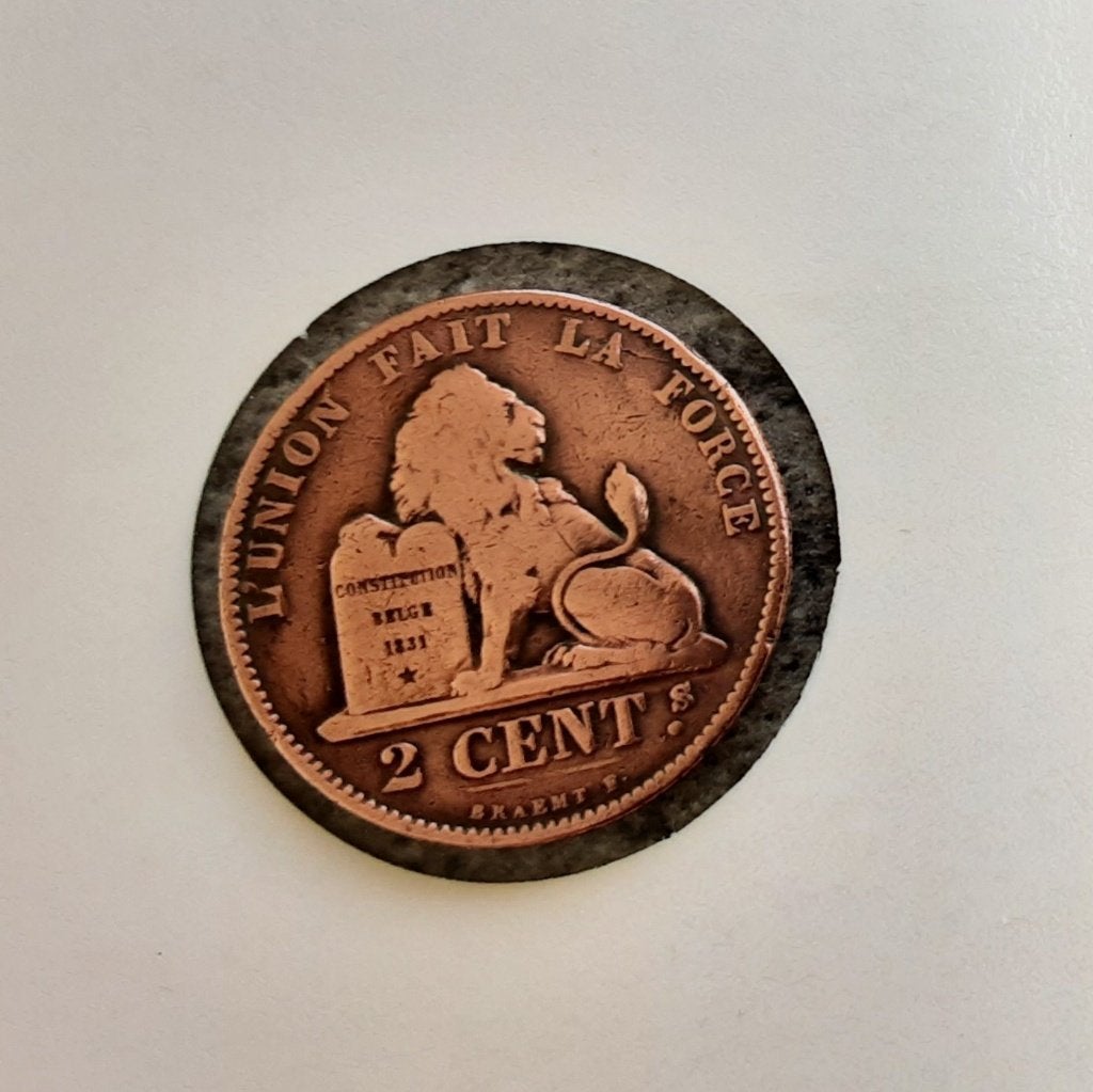 Belgique - 2 cents — 1874 Fr. (Référence 120)., Enlèvement ou Envoi, Autre, Monnaie en vrac