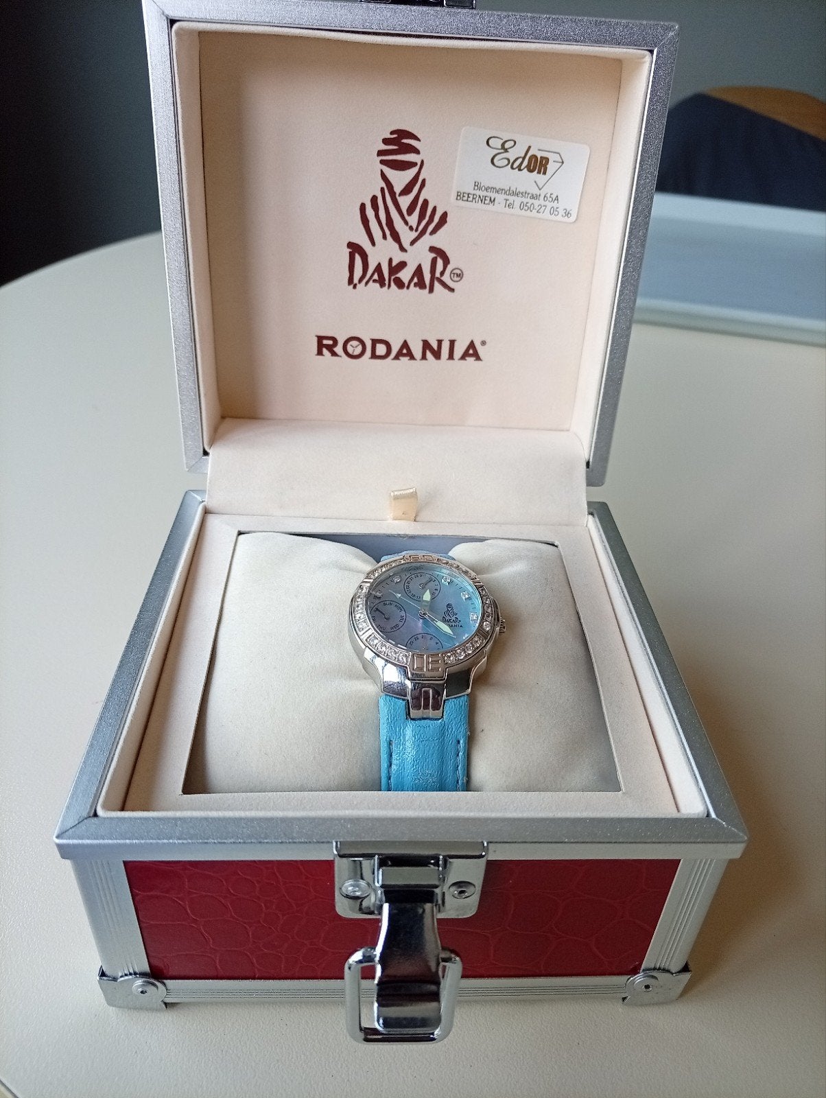 dames horloge rodania dakar, Overige merken, Gebruikt, Polshorloge, Kunststof
