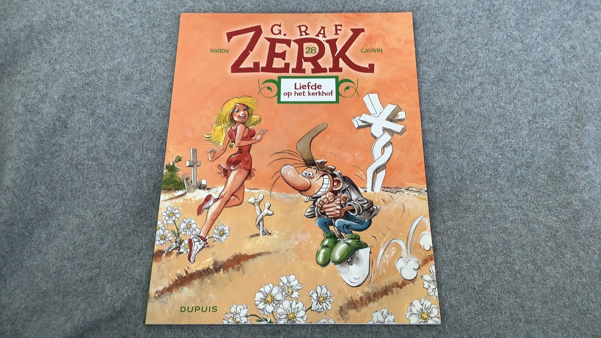 Hardy - G.Raf Zerk 28 - Liefde op het kerkhof, Ophalen of Verzenden