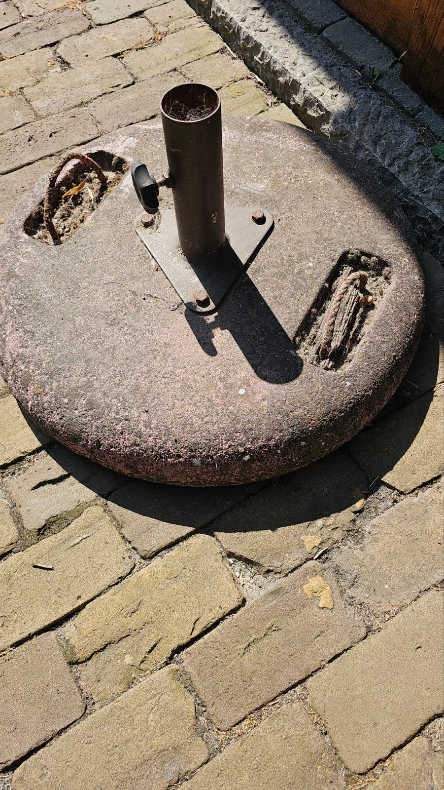 Zware parasolvoet van beton, Tuin en Terras, Parasols, Parasolvoet, Ophalen