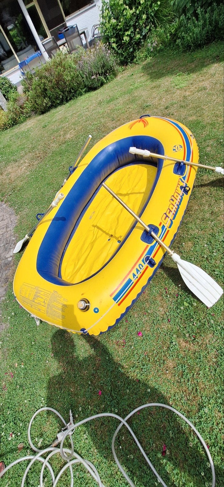 Opblaasbare boot perfecte staat, Ophalen