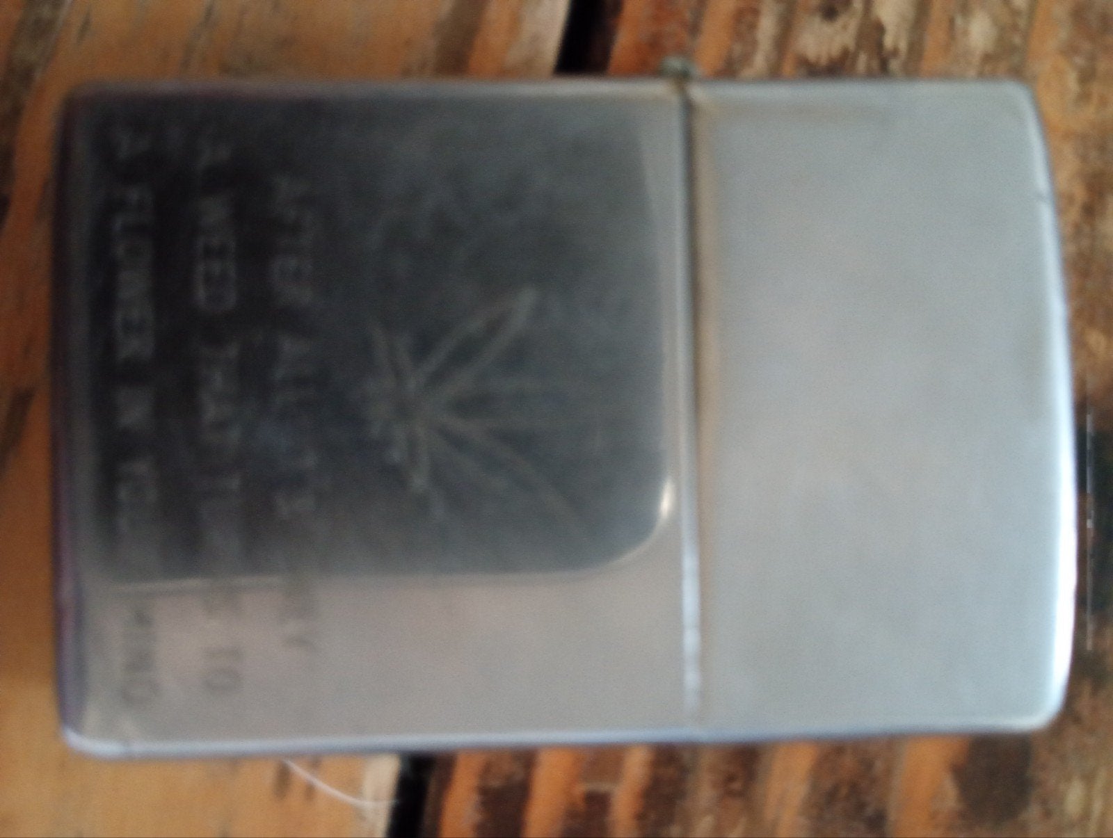 Custom made zippo, Ophalen of Verzenden, Gebruikt, Aansteker