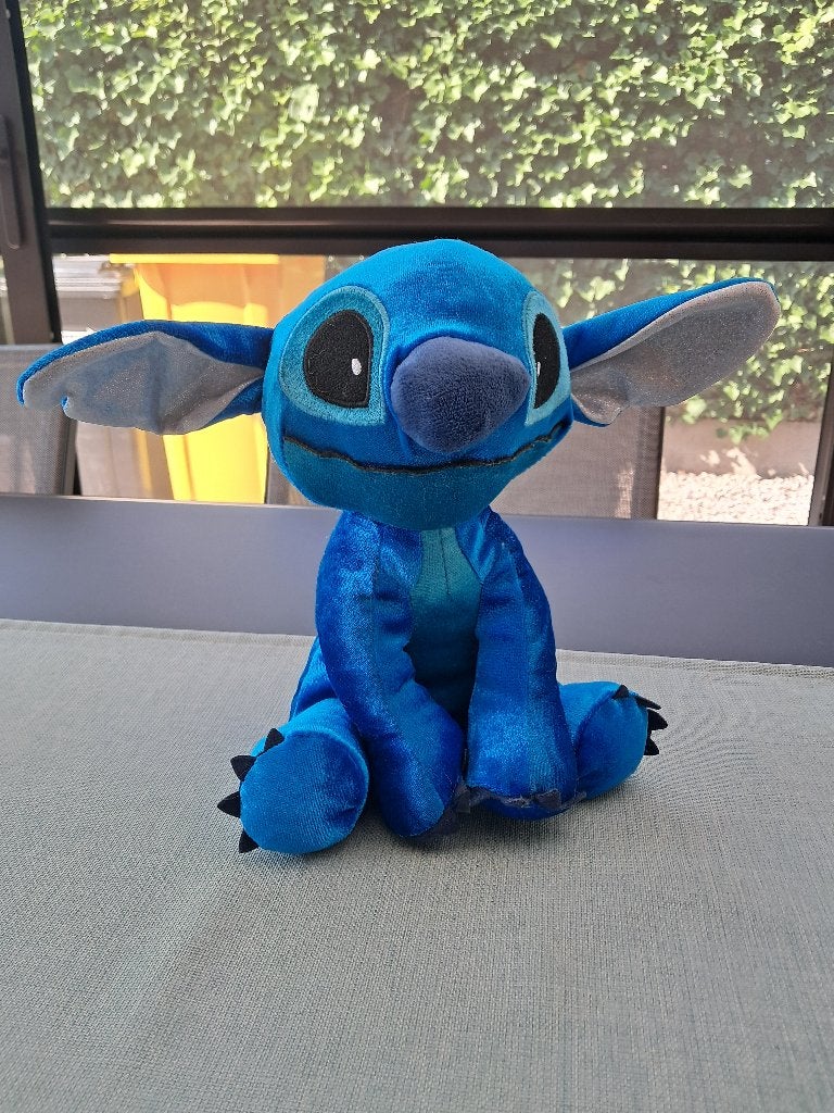 te koop : Disney knuffel "Stitch" blauw, Bleu, Disney, Comme neuf, Moyen (20 à 80 cm)