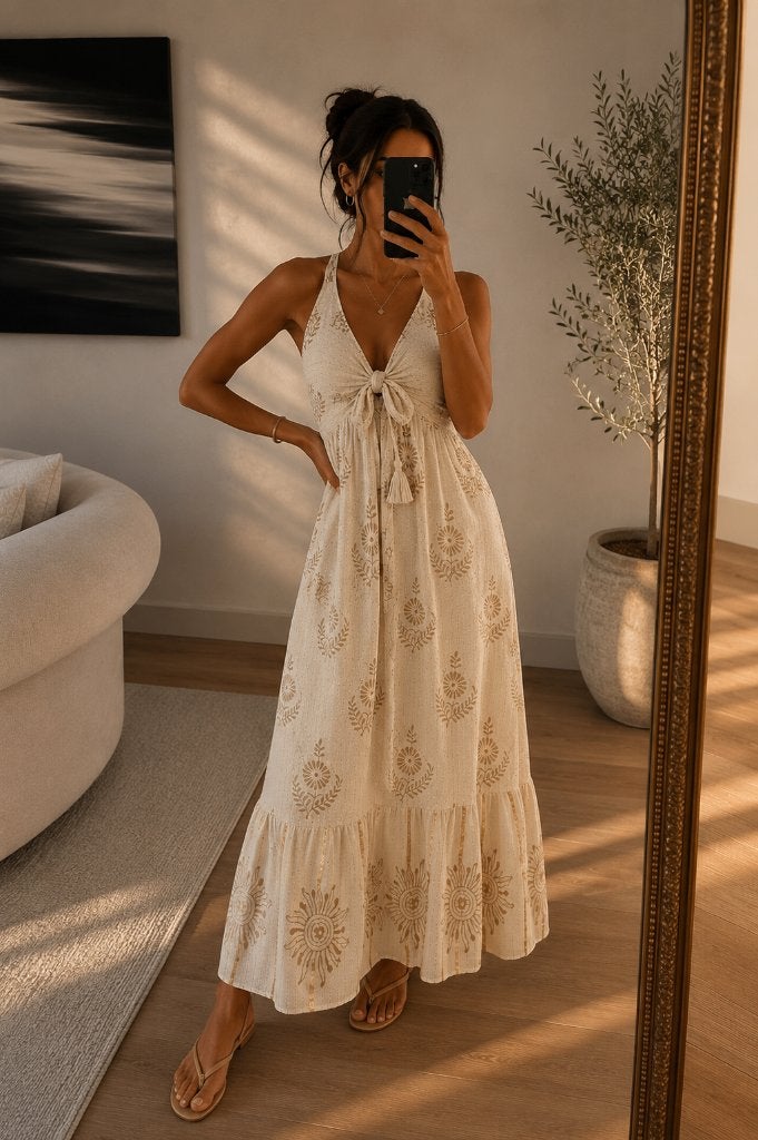 Witte zomerjurk, Vêtements | Femmes, Robes, Taille 38/40 (M), Enlèvement ou Envoi, Sous le genou, Noir