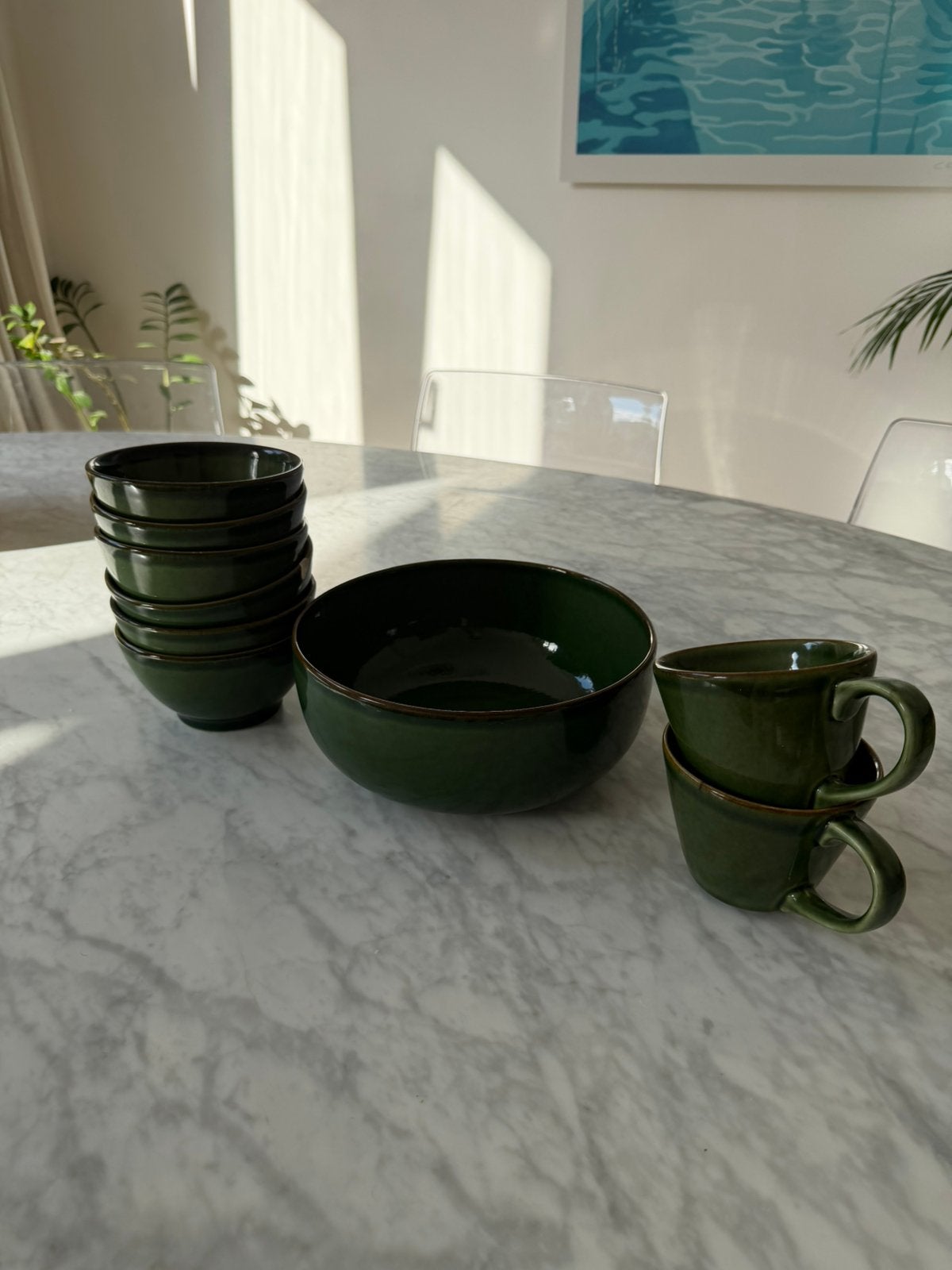 Servies Zara home, Ophalen