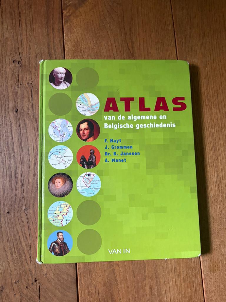 Atlas van de algemene en Belgische geschiedenis – VAN IN, Boeken, Ophalen of Verzenden, Zo goed als nieuw