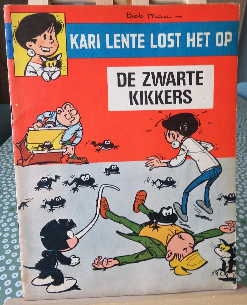 Kari Lente 20 De zwarte kikkers., Boeken, Ophalen of Verzenden, Bob Mau