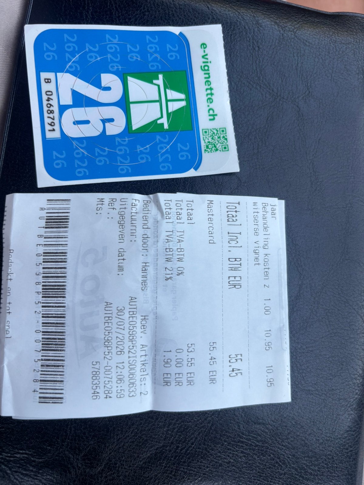 Zwitserland vignet 2026, Tickets en Kaartjes, Autovignetten