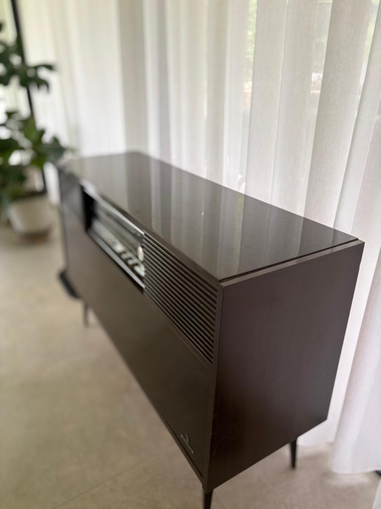 Vintage Retro Platenspelerkast, Audio, Tv en Foto, Ophalen, Gebruikt