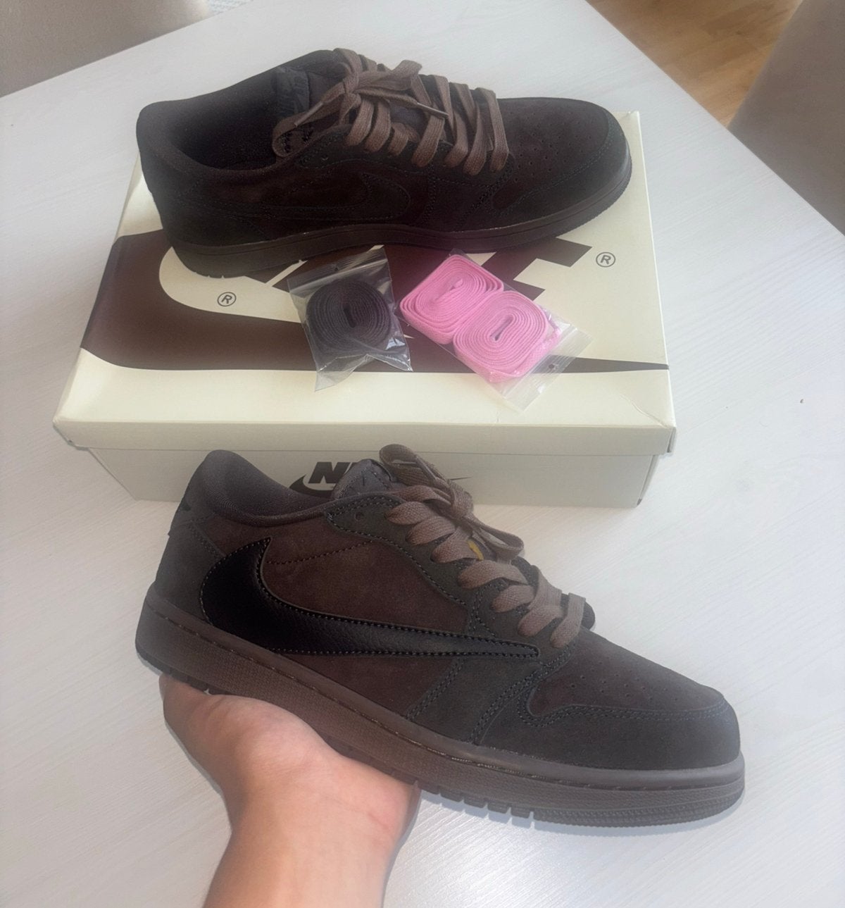 Nike travis scott nieuw te koop, Enlèvement, Comme neuf, Brun