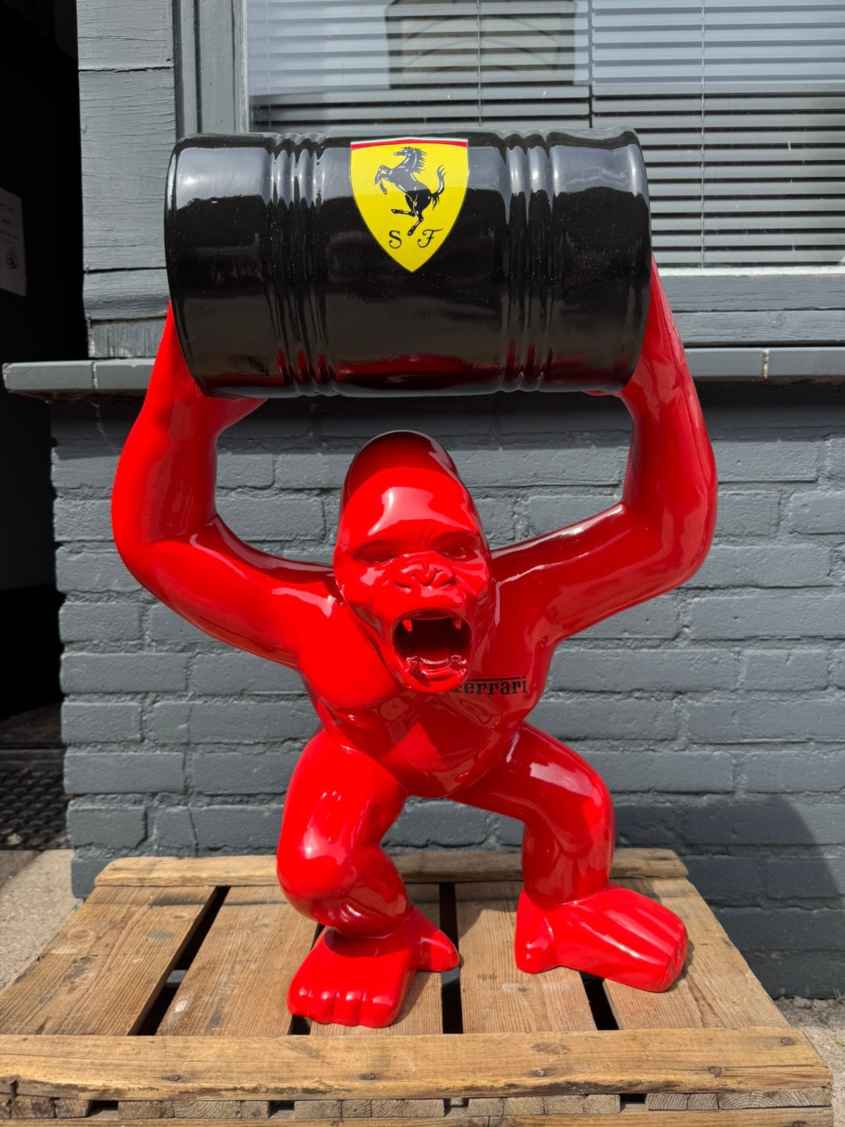Ferrari reclame beeld Gorilla, Ophalen, Gebruikt, Dier