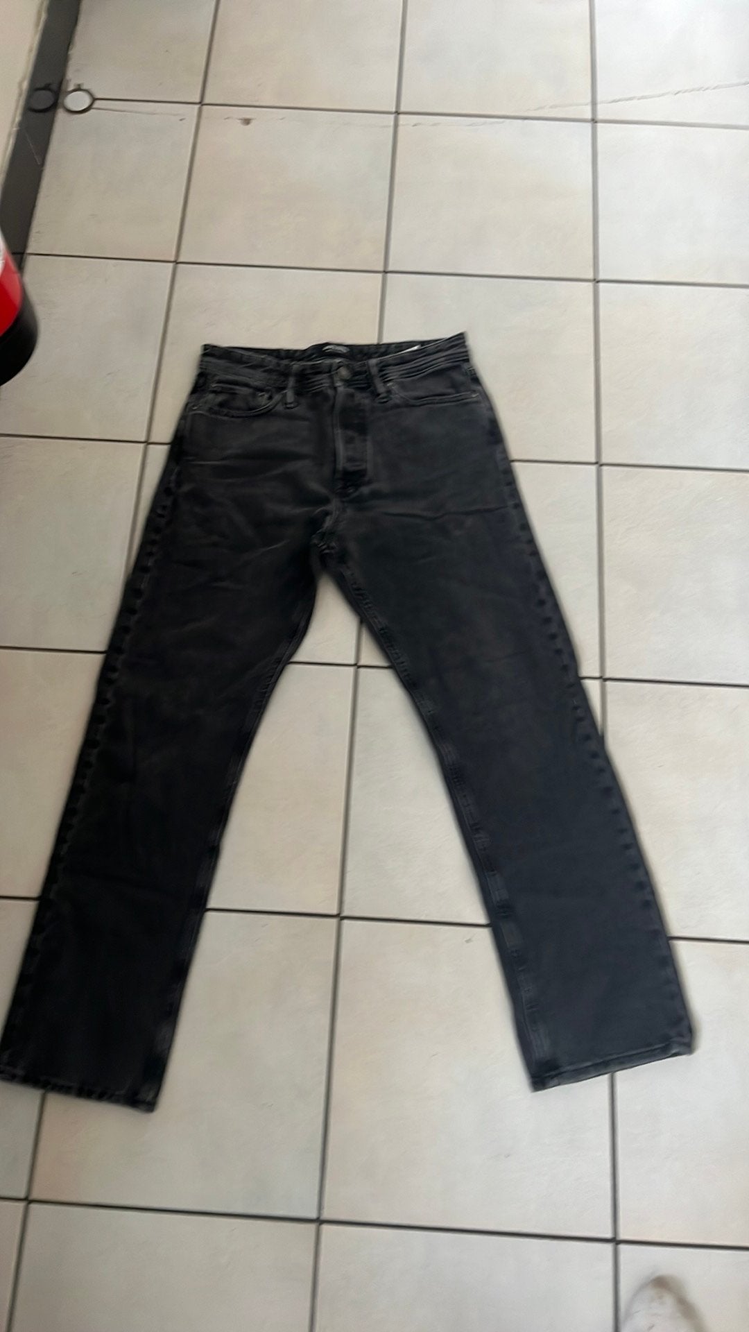 Jack en jones broek, Kleding | Heren, Spijkerbroeken en Jeans, Ophalen of Verzenden, Gedragen, Zwart