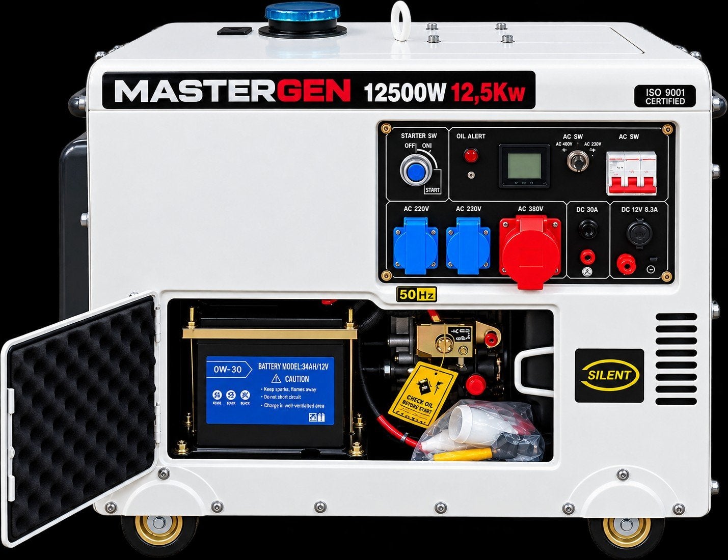 stroomgroep/generator Diesel 12500w nieuw gratis bezorging, Doe-het-zelf en Bouw, Nieuw, Ophalen of Verzenden, 10 tot 30 kVA, Elektrisch startend