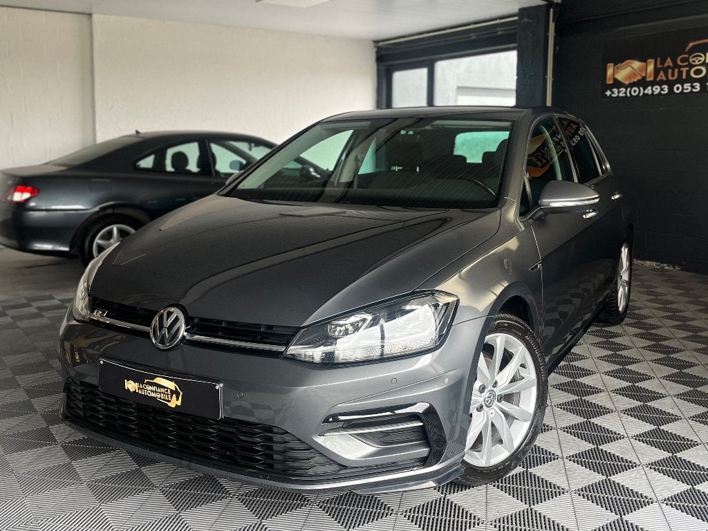 Volkswagen Golf 1.0TSI R-Line DSG 1st Prop Garantie 12 maand, Auto's, Volkswagen, Stof, Euro 6, 3 cilinders, 81 kW
