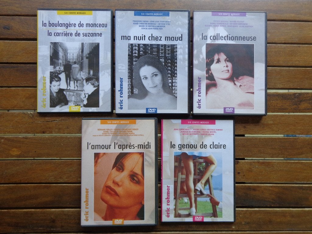 )))  6 Contes Moraux  //  Eric Rohmer  //  6 Films  (((, Enlèvement ou Envoi, Tous les âges, Français, Comme neuf