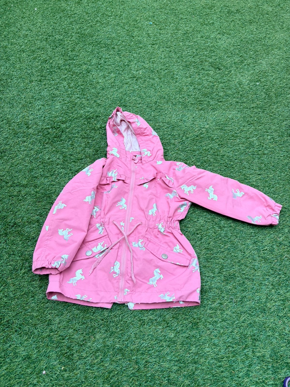 Lichte meisjesjas – maat 104, Kinderen en Baby's, Kinderkleding | Maat 104, Ophalen, Gebruikt, Meisje, Jas