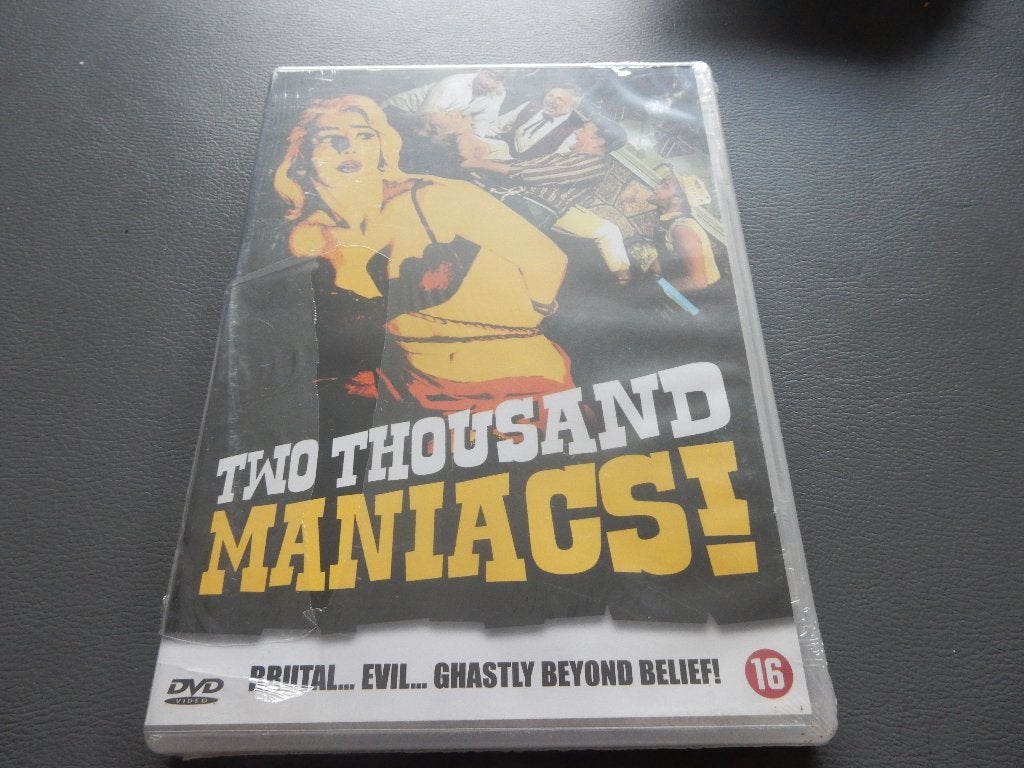 nr.1300 - Dvd: two thousand maniacs! - horror -1664, CD & DVD, DVD | Classiques, Enlèvement ou Envoi, Anglais, Horreur, Néerlandais