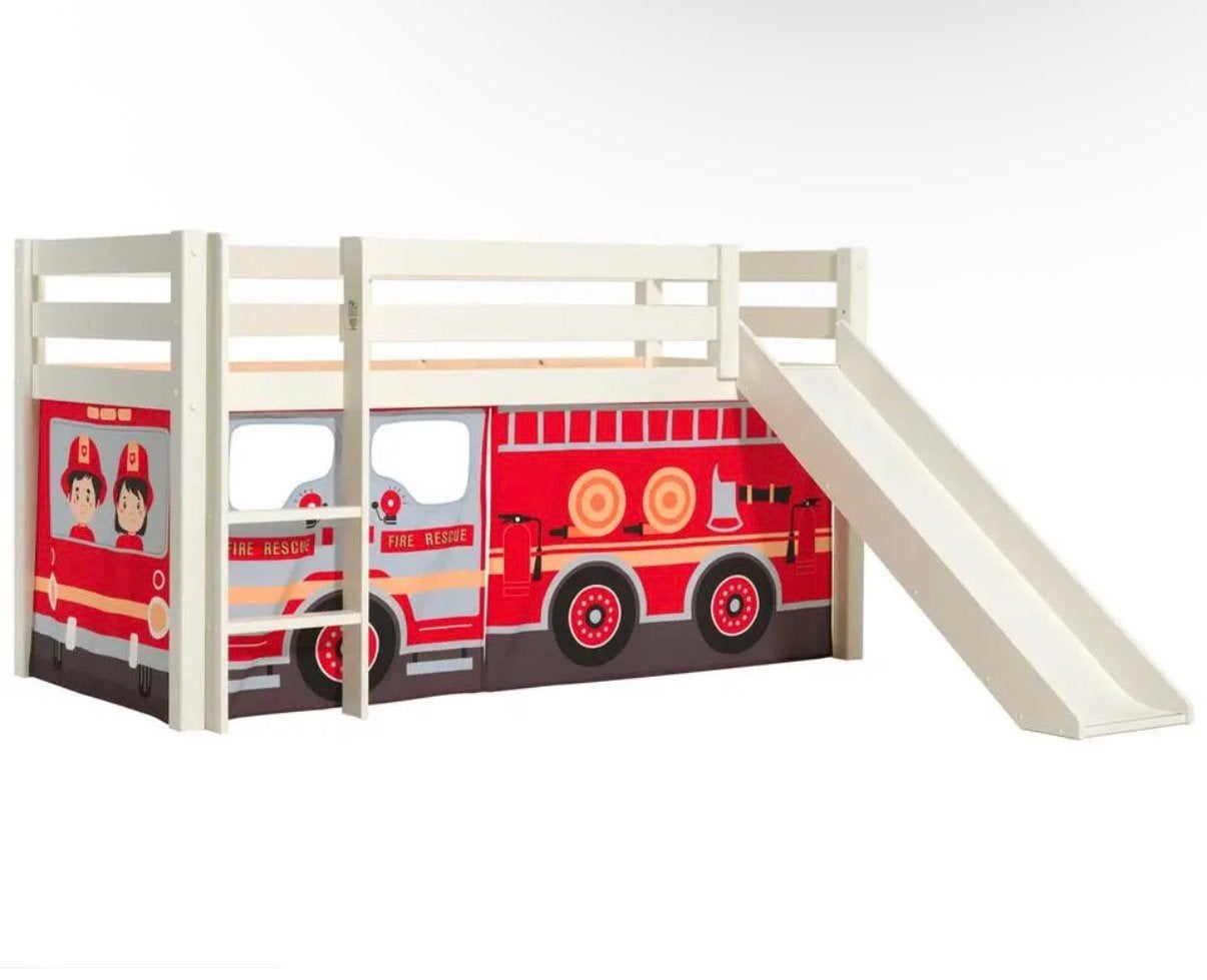 Lit superposé pour sapeurs-pompiers/lit mezzanine 90x200, Enfants & Bébés, Enlèvement ou Envoi, Utilisé, Lit mezzanine