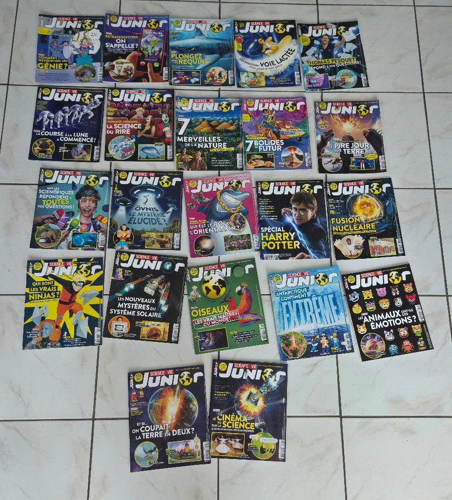 Lot magazine Science & Vie Junior ., Livres, Enlèvement
