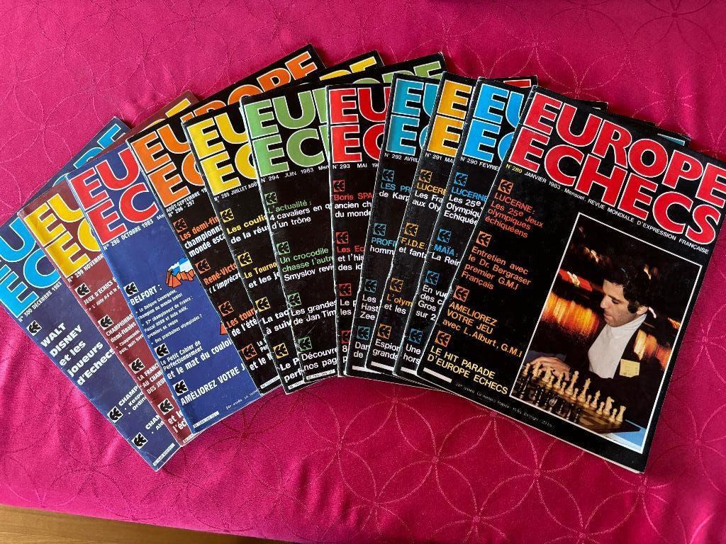 Europe Echecs 1983, Livres, Enlèvement, Comme neuf