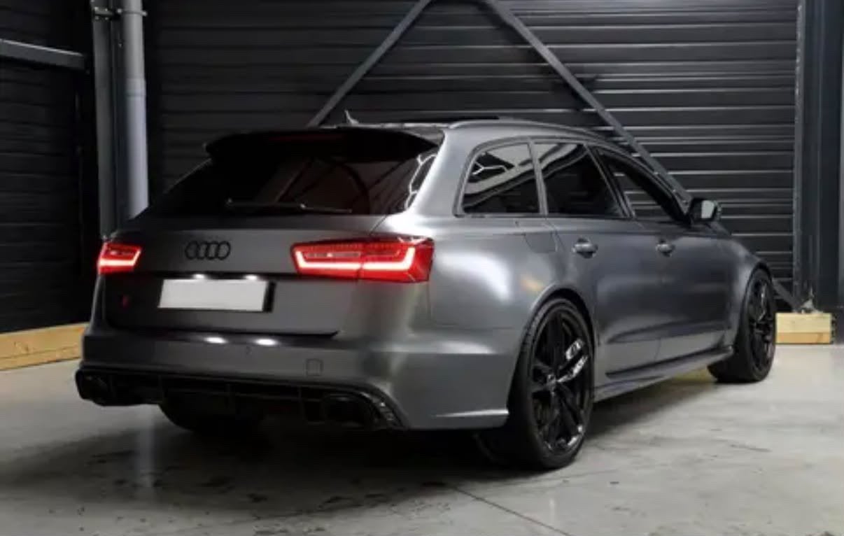 Audi RS6 Avant C7 — zeldzame configuratie Audi Exclusive, Auto's, Automaat, Alcantara, Zwart, Bedrijf