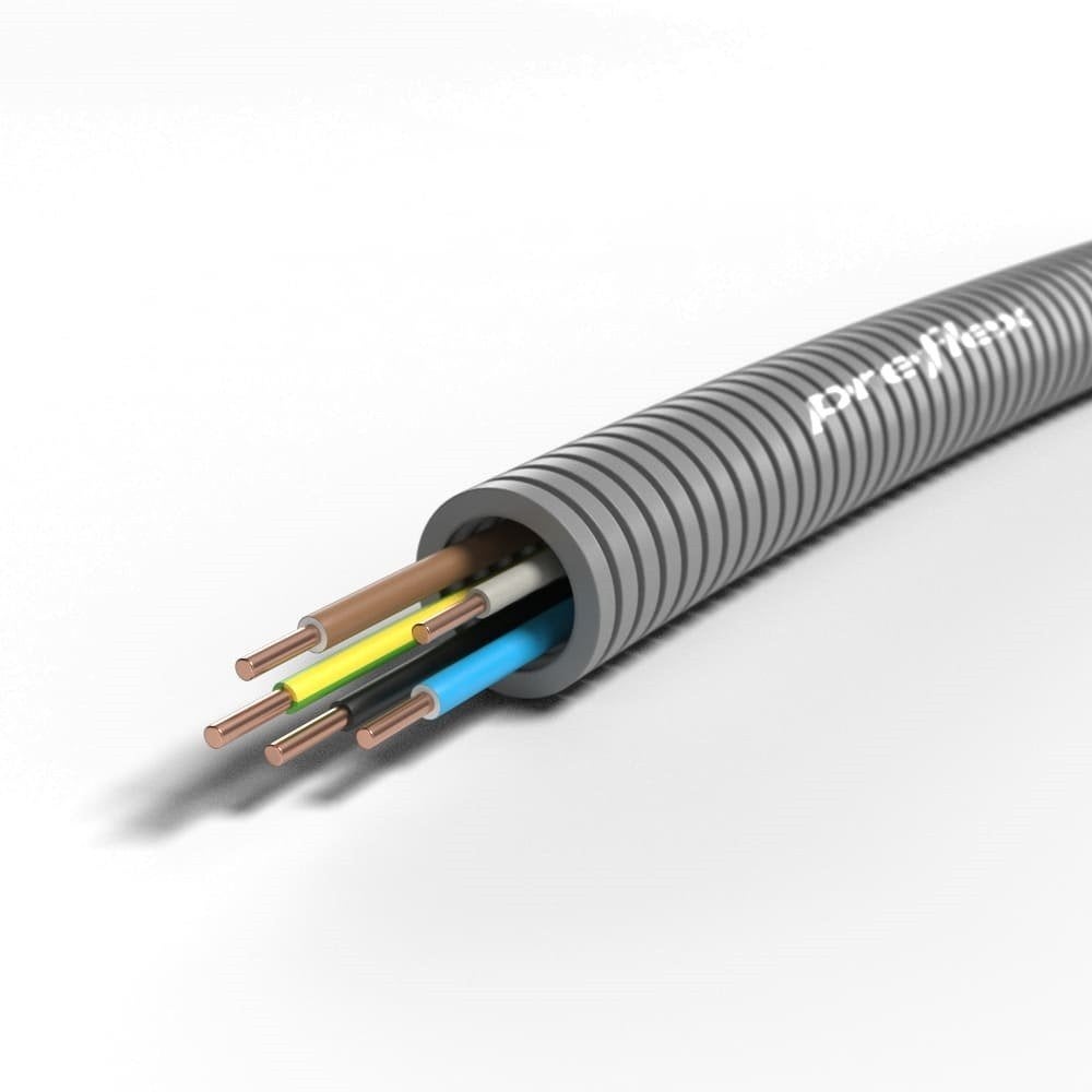 Flexpijp 3/4 + VD 5x2.5mm² 20mm (100 meter), Envoi