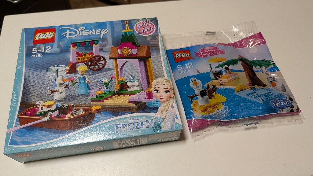 LEGO Frozen 41155 Elsa's marktavontuur + 30397 Olaf – nieuw, Lego, Nieuw, Ophalen of Verzenden, Disney
